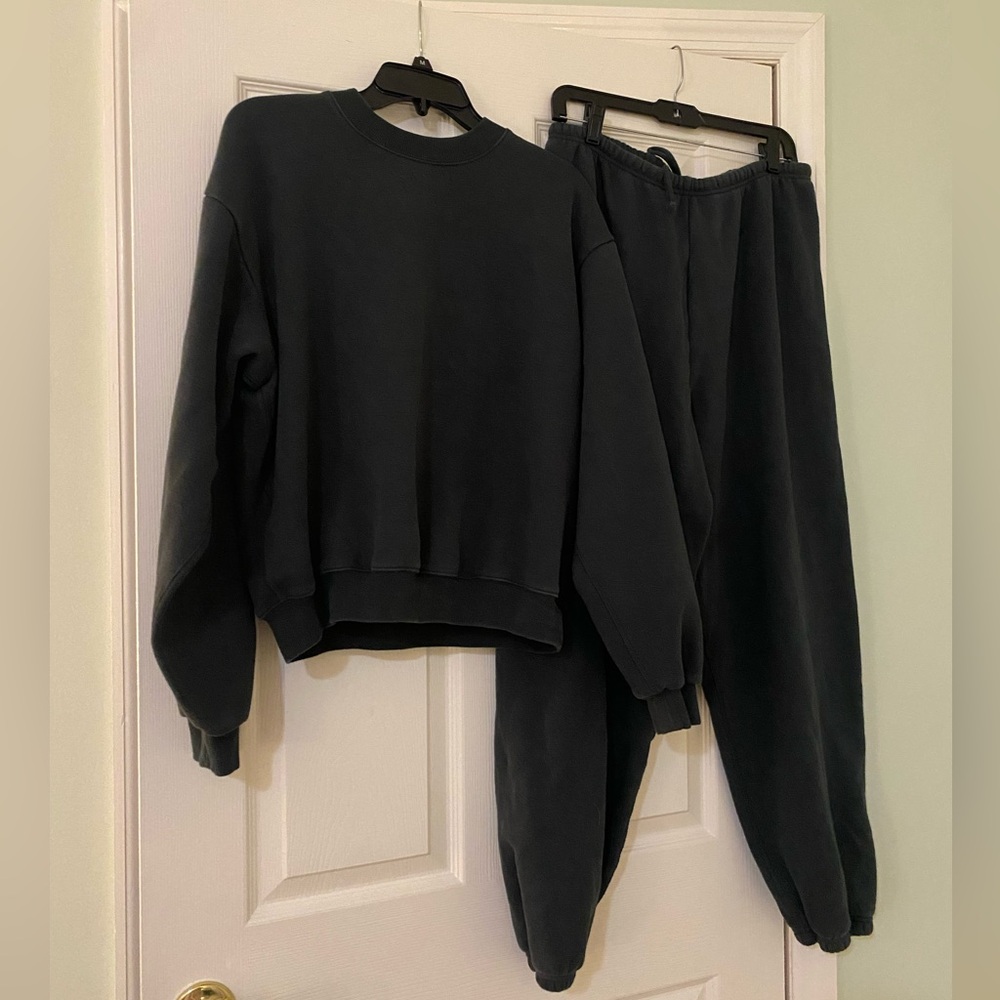 Skims Cotton Fleece Classic Crewneck
